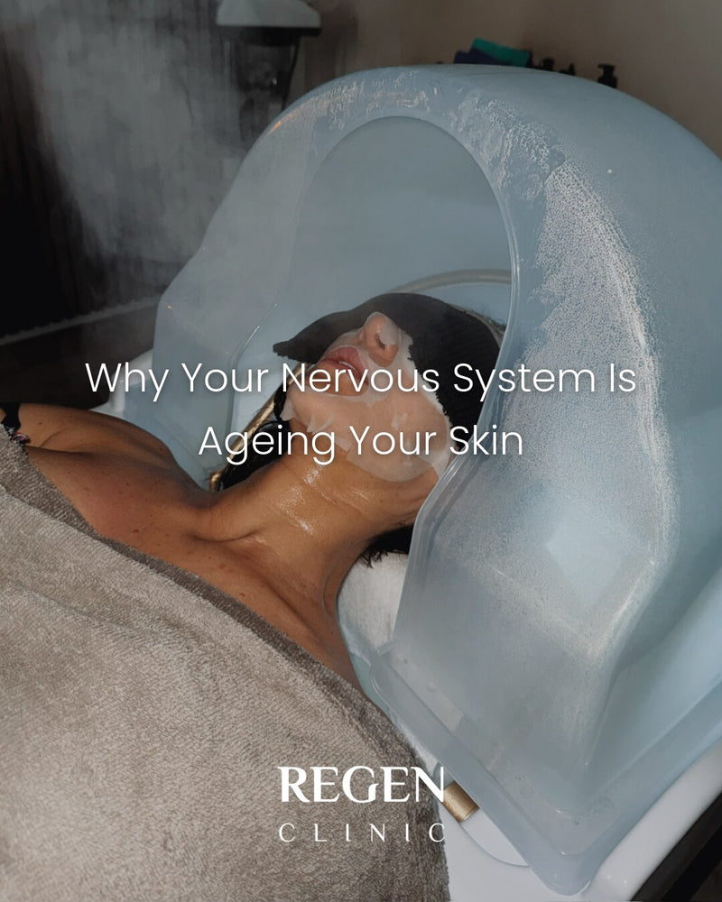 Client relaxing during a calming wellness treatment at REGEN Clinic Norwich