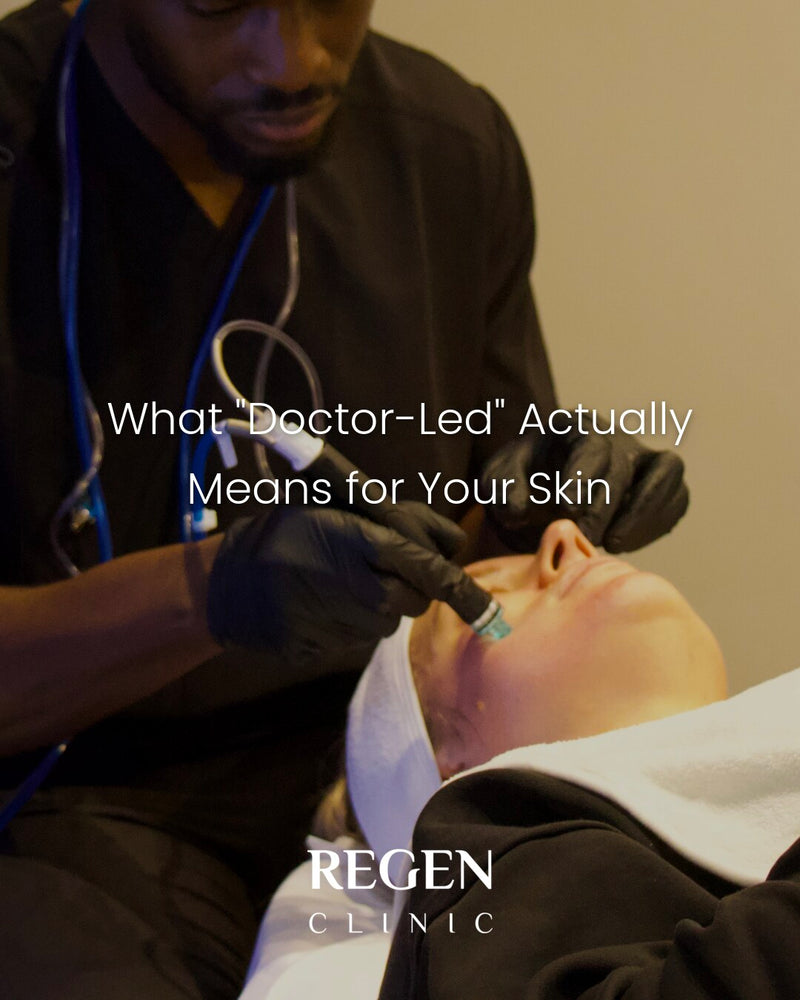 Dr Chris performing a treatment at REGEN Clinic