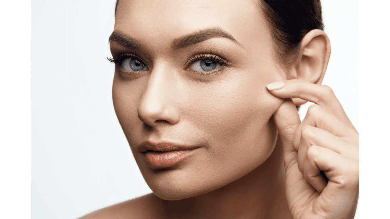 microneedling model showing skin