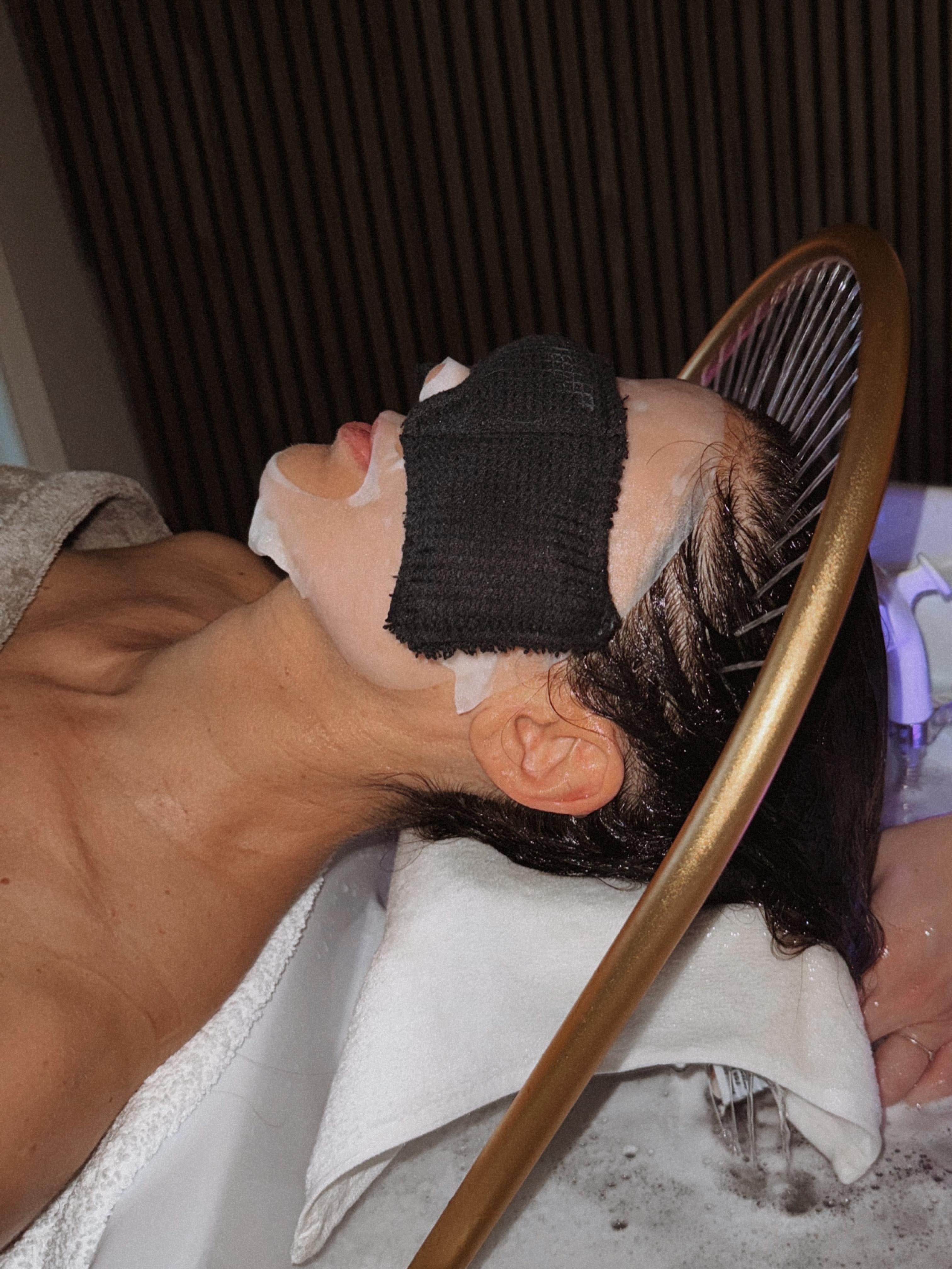 Japanese Head spa image at clinic