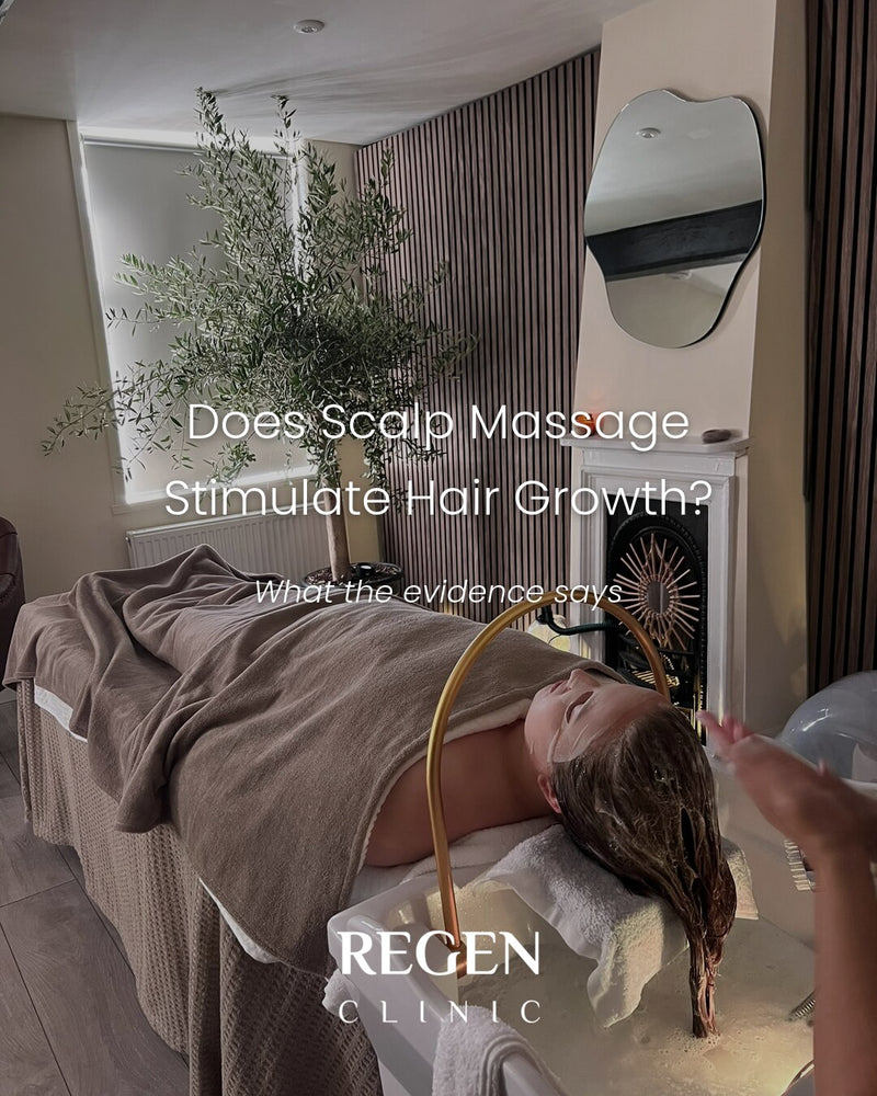 Scalp massage during a Japanese Head Spa at REGEN Clinic Norwich