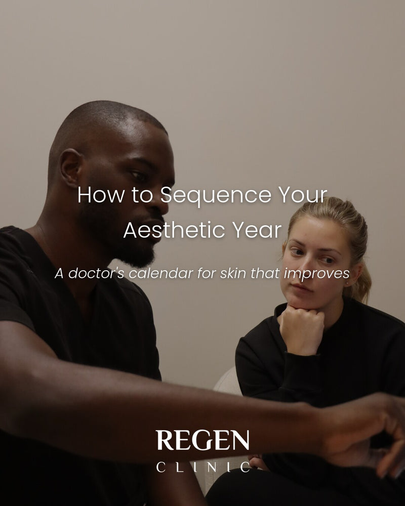 Doctor-led aesthetic treatment planning consultation at REGEN Clinic