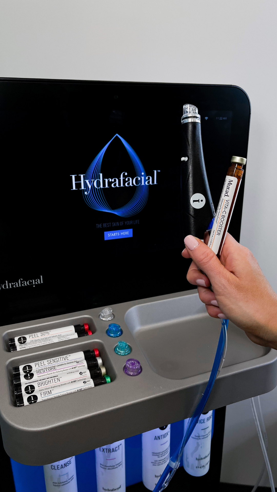 HydraFacial treatment machine 